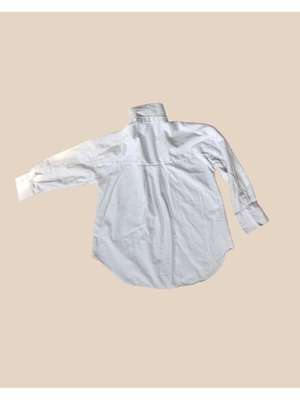 Zara Women’s XS White Button Down Shirt Classic Long Sleeve